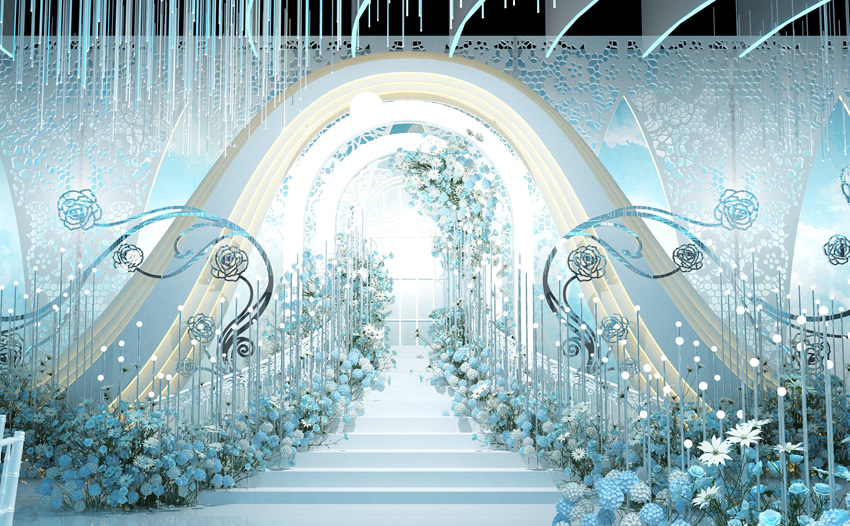 郫县釡香烙馍村水晶厅效果展示